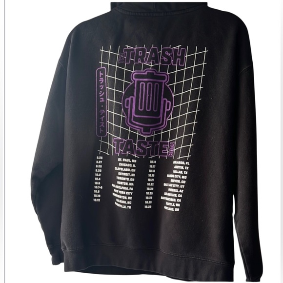 Trash Taste Other - The Trash Taste Tour Sweatshirt Hoodie Podcast Event Merch Size L EUC